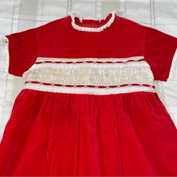 Vintage 70’s or 80s red dress - Picture 2 of 5